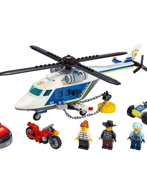 Lego City Set 60243 Police Helicopter Chase used