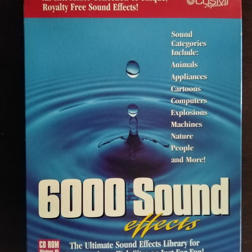 COSMI 6000 Sound Effects software package