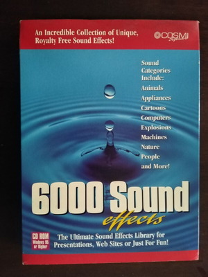 COSMI 6000 Sound Effects software package