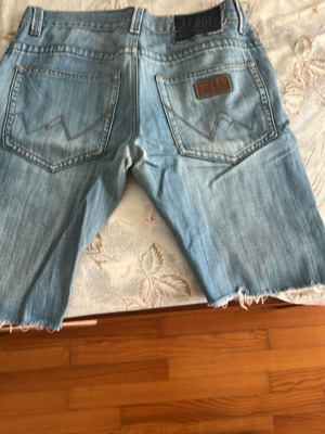 Denim shorts used, blue, waist 41cm