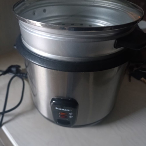 Silver Crest Steamer used, missing plastic handle on glass lid