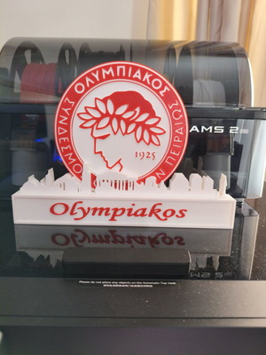 Olympiakos FC SkyLine 3D printed made to order