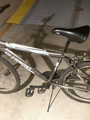 Clermont Freeland Mountain bicycle used, gray/anthracite
