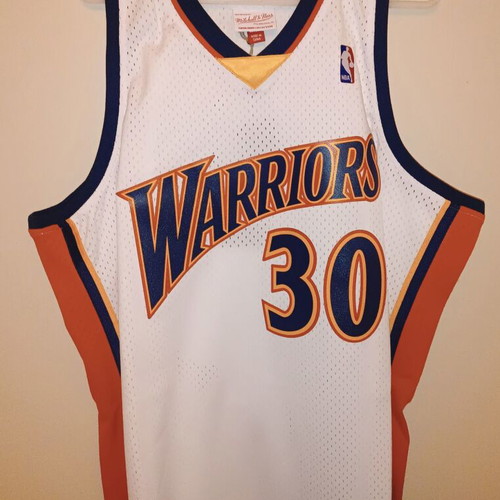 Stephen Curry Mitchell and Ness Swingman Golden State Warriors jersey brand new