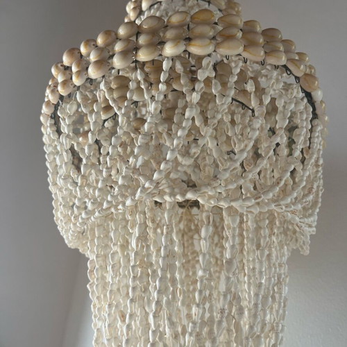 Chandelier used with natural shells