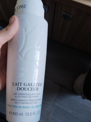 Lancome Lait Galatéis Douceur για όλους τους τύπους δέρματος, χρησιμοποιημένο μία φορά