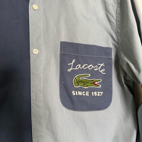 Lacoste unisex shirt two-tone size 40 in very good condition