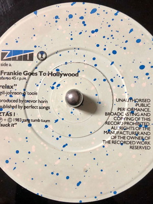 Frankie Goes To Hollywood Relax βινύλιο 7" 45 RPM single μεταχειρισμένο