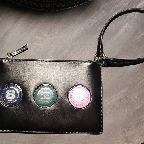Opening Ceremony black leather shoulder bag like new