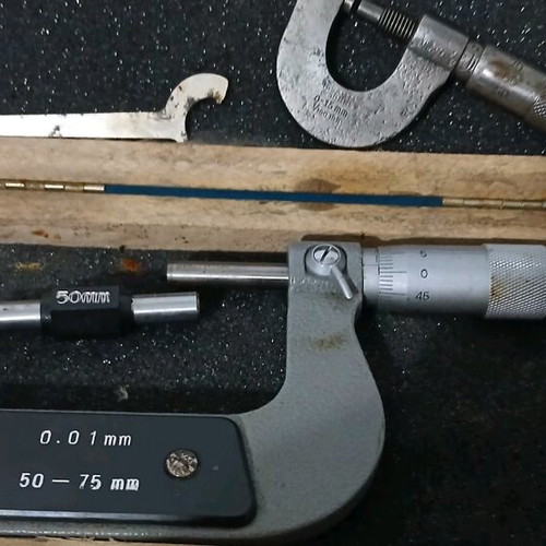 Micrometer 50-75mm used, vintage, very good condition