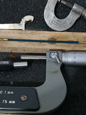 Micrometer 50-75mm μεταχειρισμένο, vintage, πολύ καλή κατάσταση