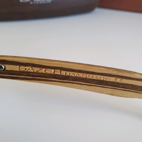 Sunglasses GAZER EYEWEAR BLACK-WENGE/GOLD MIRROR