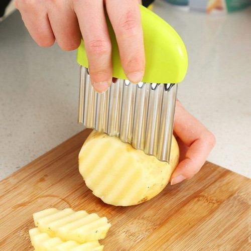 Zigzag cutter for potatoes and vegetables new