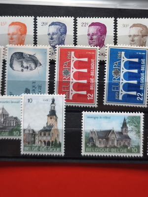 Belgian stamp lot like new with full series 1960–1977