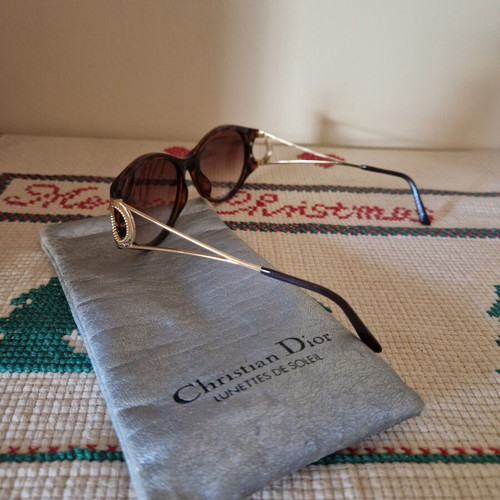 Christian Dior sunglasses like new, brown and gold