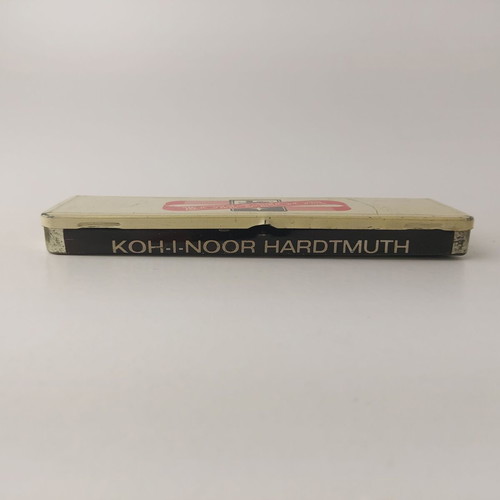 Old metal box Koh-I-Noor Hardtmuth used, empty #5477