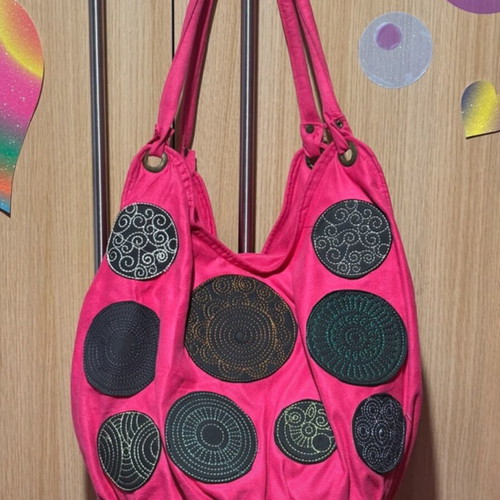 Hobo bag like new, pink shoulder style
