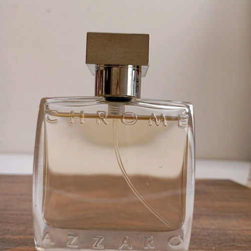 Azzaro Chrome EDT 50ml men's perfume used, old edition