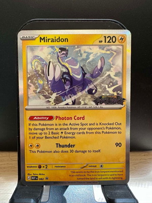 Miraidon 082 Black Star Promo NM κάρτα καινούργια