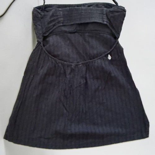 Volcom Black Strapless Top Medium used