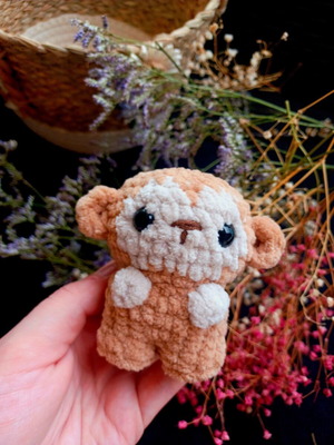 Handmade Amigurumi Monkey Plush Toy