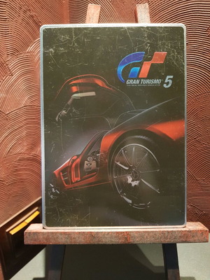 Gran Turismo 5 steelbook and sticker used, Saturn Belgium exclusive
