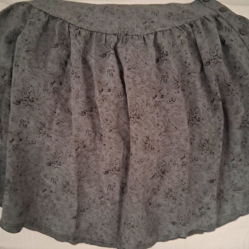 Zadig & Voltaire silk skirt like new, gray, XS