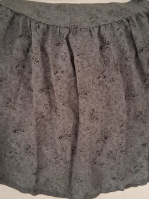 Zadig & Voltaire silk skirt like new, gray, XS