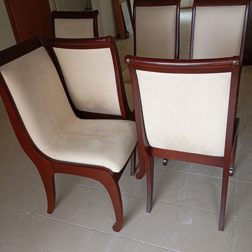 Living room furniture like new, solid cherry wood