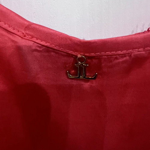 Lynne top coral red size S new