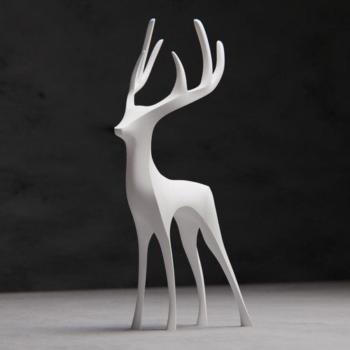 Christmas deer stag new, 25cm and 17cm heights