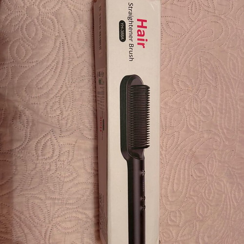 Hair straightener brush used once
