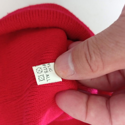 Olympiakos beanie new, red acrylic one size