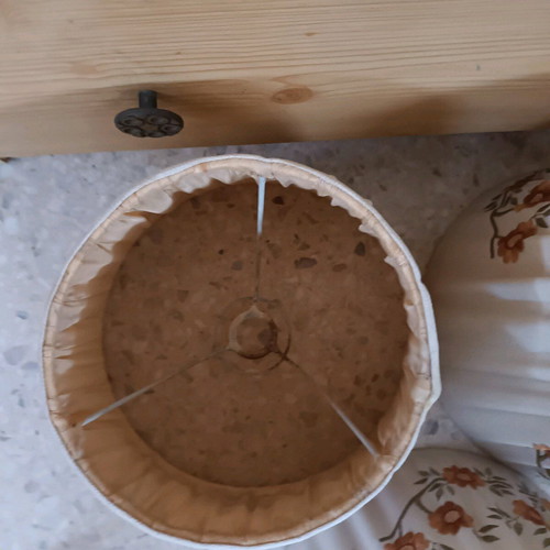 Lampshade hats like new nylon with metal frame