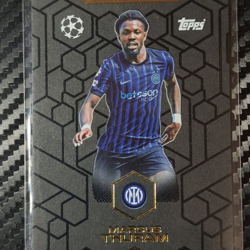 Marcus Thuram Black Edge Edition trading card, Topps 2025-26