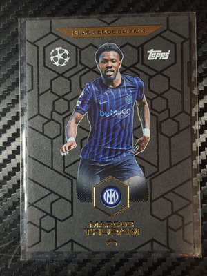 Marcus Thuram Black Edge Edition trading card, Topps 2025-26