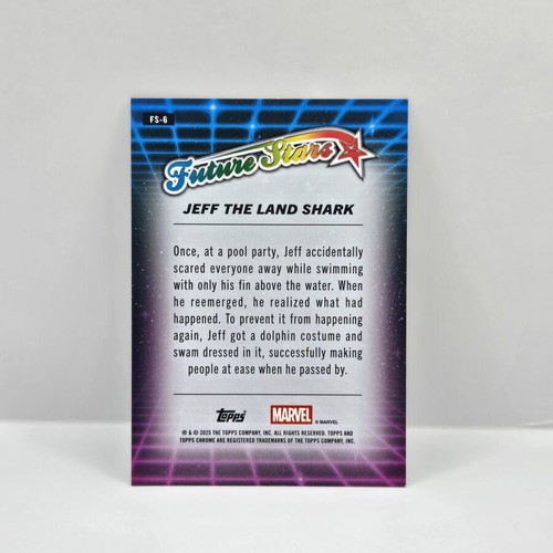 Topps Chrome Marvel Jeff The Land Shark Future Stars card new