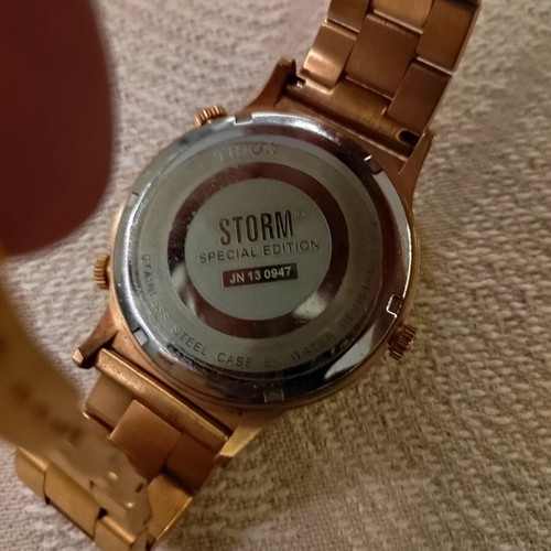 Storm London Trion Rose Gold wristwatch used, special edition