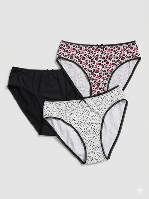 Set of 4 new underwear for size S