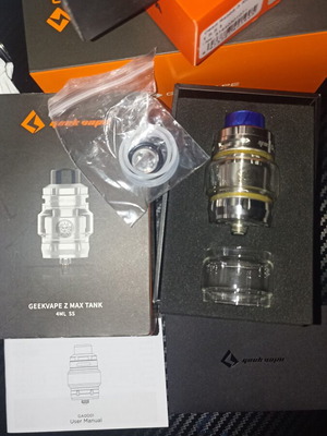 Geek Vape Z Maxl Silver used vape tank