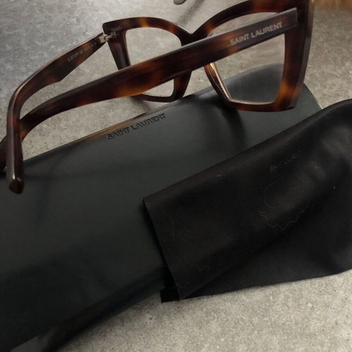 Saint Laurent glasses with presbyopia lenses like new, brown