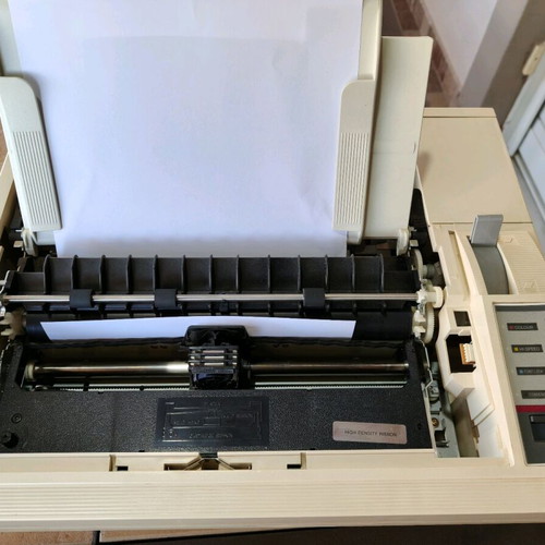 Citizen Swift 9 dot matrix printer used with Greek manual