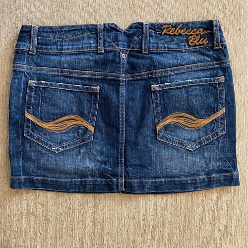 Y2K denim mini skirt Rebecca Blu like new, size Medium
