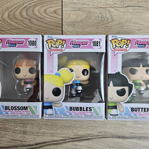 Powerpuff Girls Funko Pop bundle with Blossom, Bubbles and Buttercup