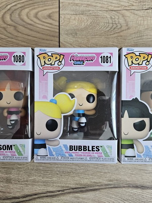 Powerpuff Girls Funko Pop bundle with Blossom, Bubbles and Buttercup