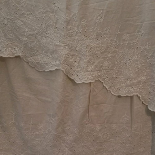 Midi cotton skirt House of Art used, beige sugar color, large