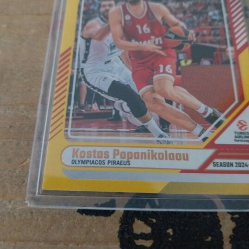 Kostas Papanikolaou Panini Euroleague card like new
