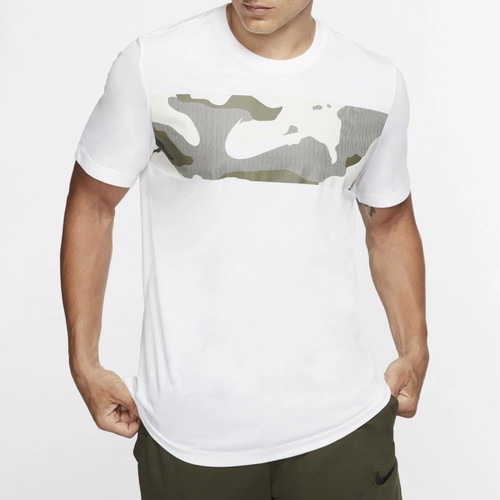 Nike BV7957 Dry Tee Camo Block men's cotton T-shirt M