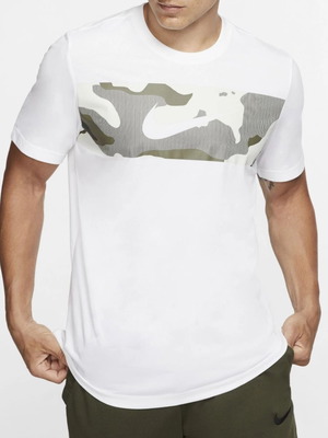 Nike BV7957 Dry Tee Camo Block men's cotton T-shirt M