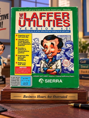 The Laffer Utilities παιχνίδι PC, Sierra μεγάλη συσκευασία 1991